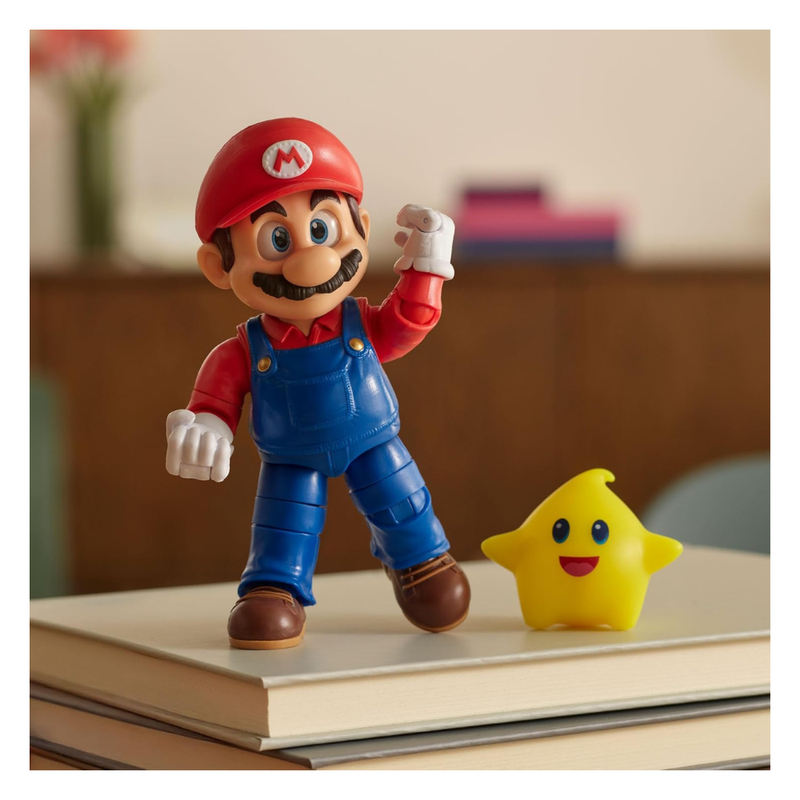 THE SUPER MARIO GALAXY MOVIE - FIGURA DE ACCIÓN MARIO + ACCESORIO - 3