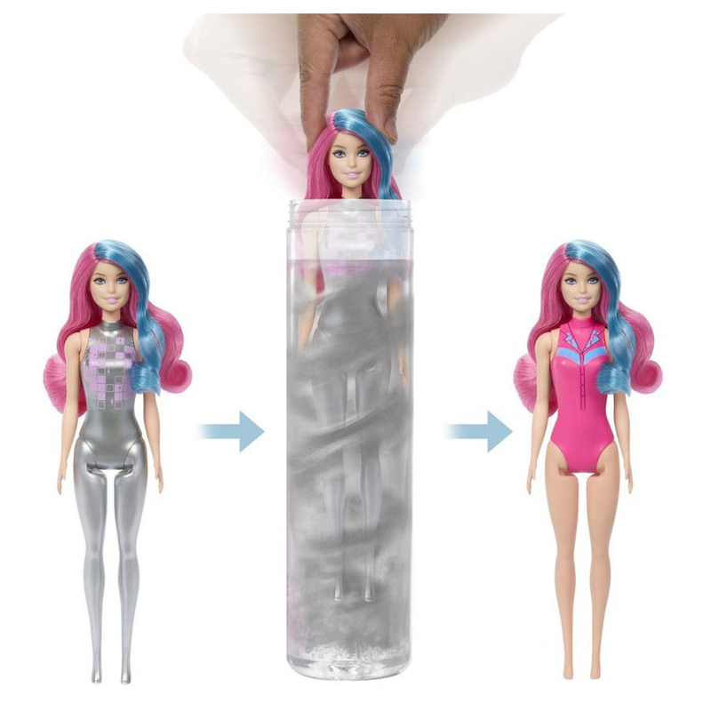 MUÑECA BARBIE COLOR REVEAL MODA DISCO SORPRESA - 2