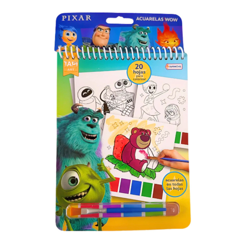 SET DE ARTE ACUARELAS MAGICAS WOW PIXAR - 2