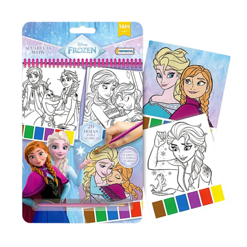 SET DE ARTE ACUARELAS MAGICAS WOW FROZEN - 1