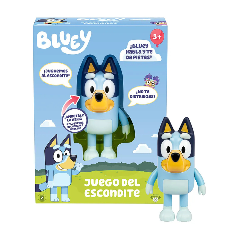 BLUEY FIGURA ELECTRONICA ESCONDE Y ENCUENTRA 15CM - 1