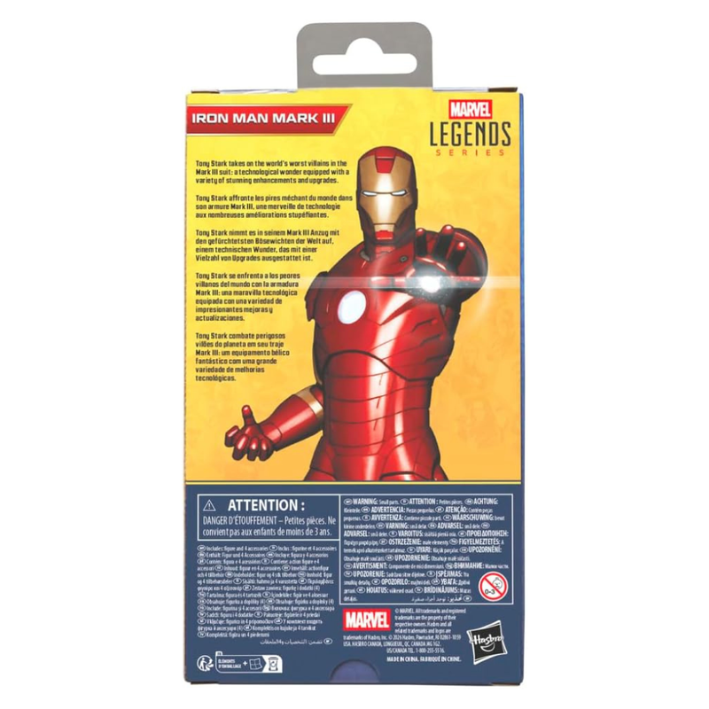 FIGURA DE ACCIÓN MARVEL LEGENDS - IRON MAN MARK III - 4