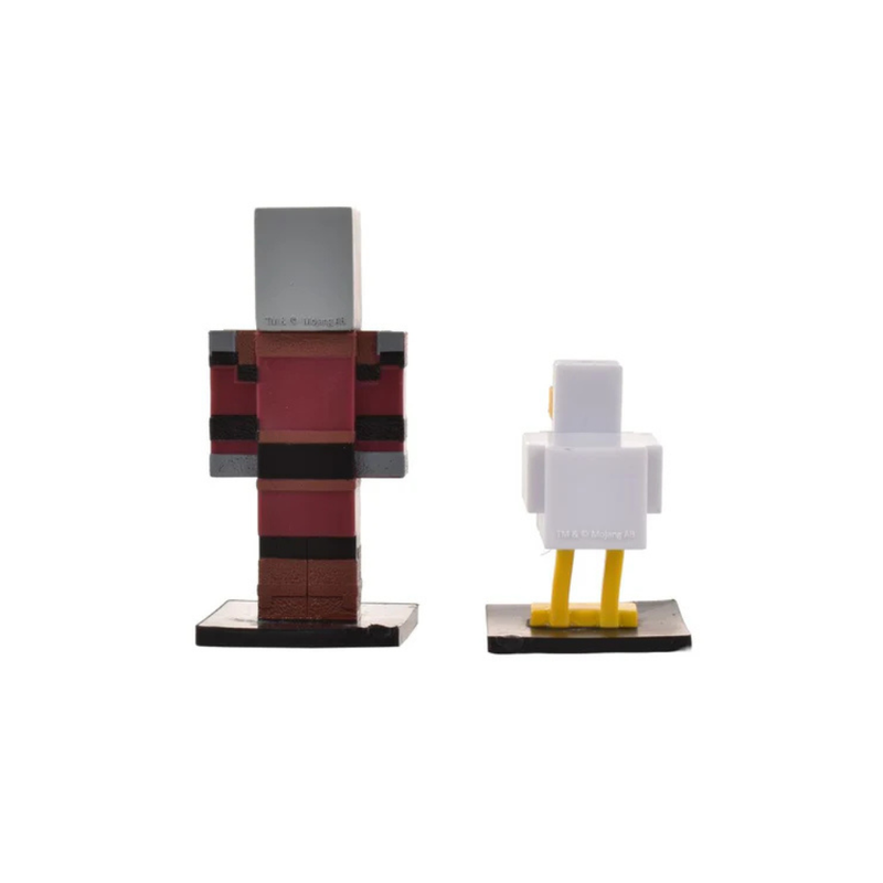 MINECRAFT SET 2 FIGURAS TOPPEEZ 6 CM - SAQUEADOR - 4