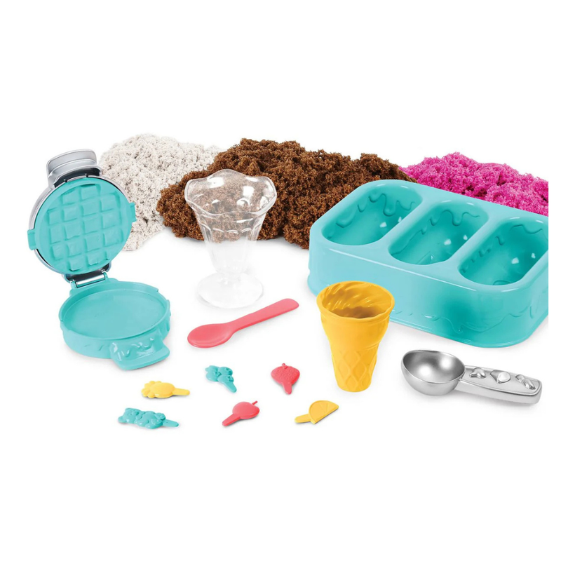 KINETIC SAND ESTACIÓN DE HELADOS ARENA MÁGICA CON AROMA Y ACCESORIOS - 2