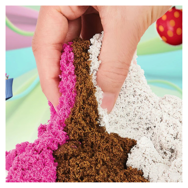 KINETIC SAND ESTACIÓN DE HELADOS ARENA MÁGICA CON AROMA Y ACCESORIOS - 4