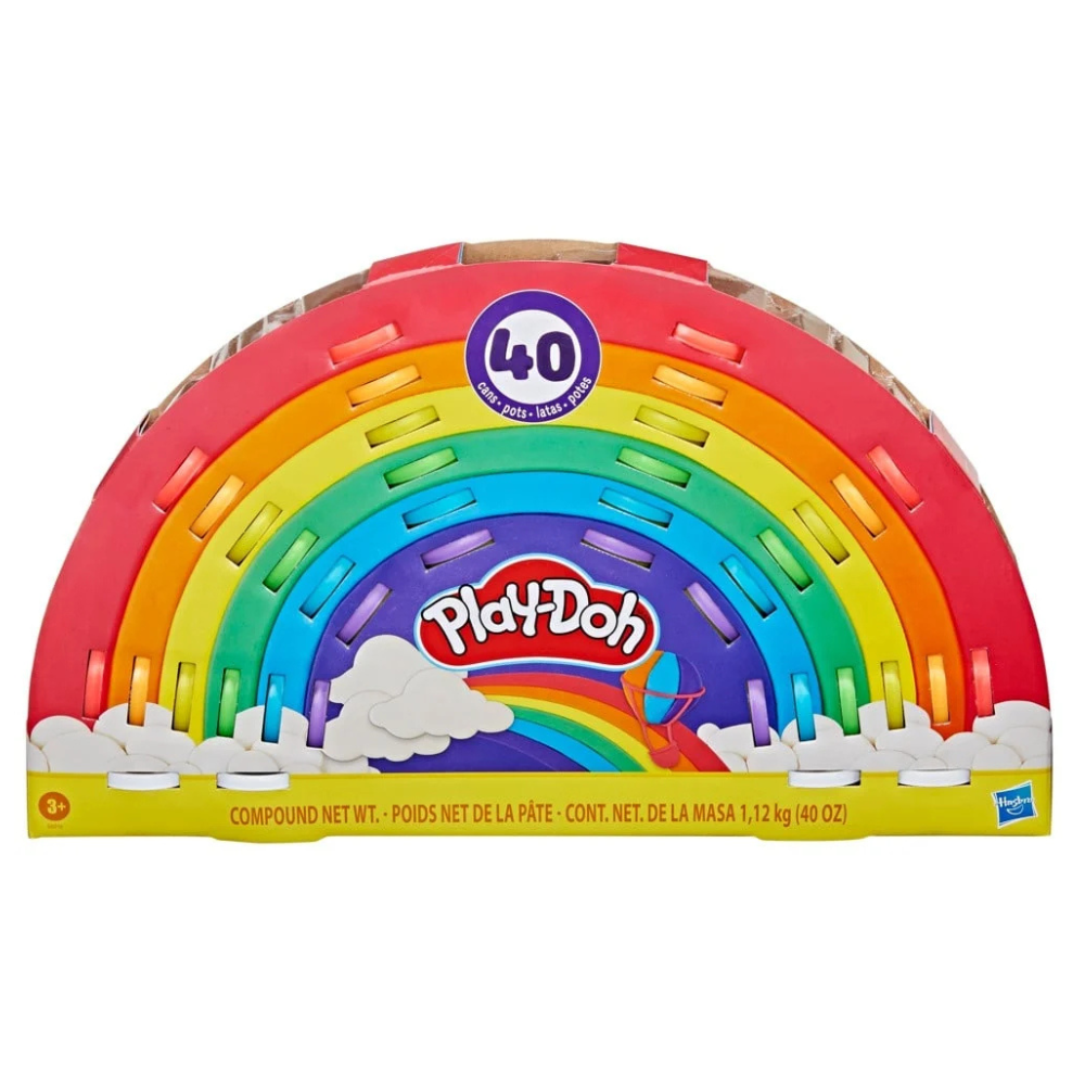 PLAY DOH COLORIDO ARCOIRIS PACK 40 - 1