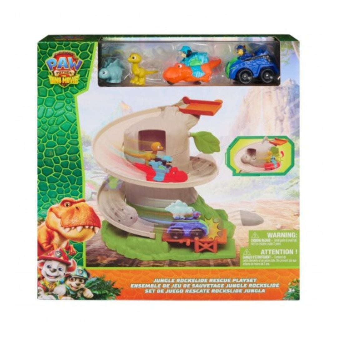JUEGO DE LA PELÍCULA DE PAW PATROL TOBOGÁN DE ROCA EN LA JUNGLA - 1