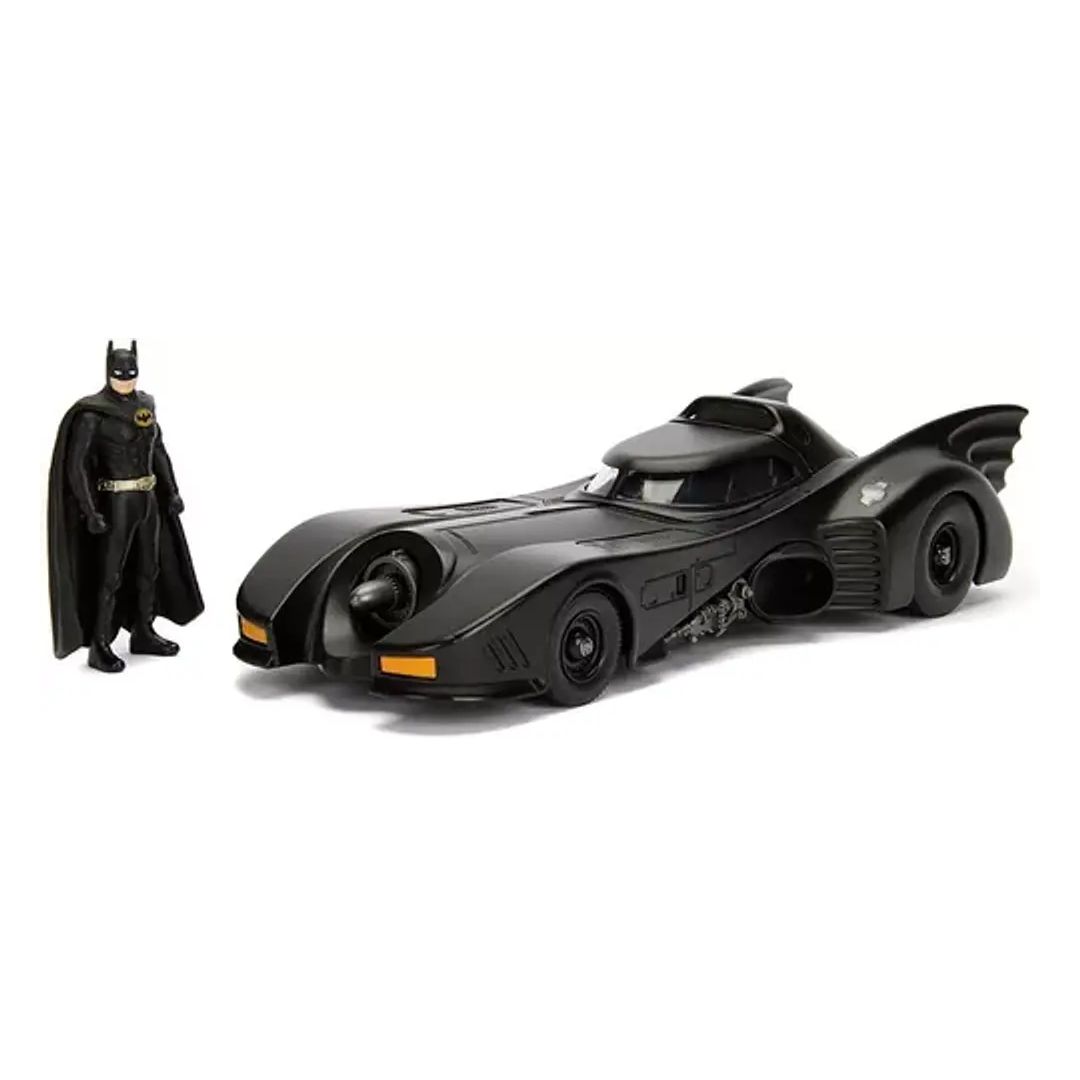 BATMAN BATIMOVIL DIECAST 1989 ESCALA 124 CON FIGURA - 2