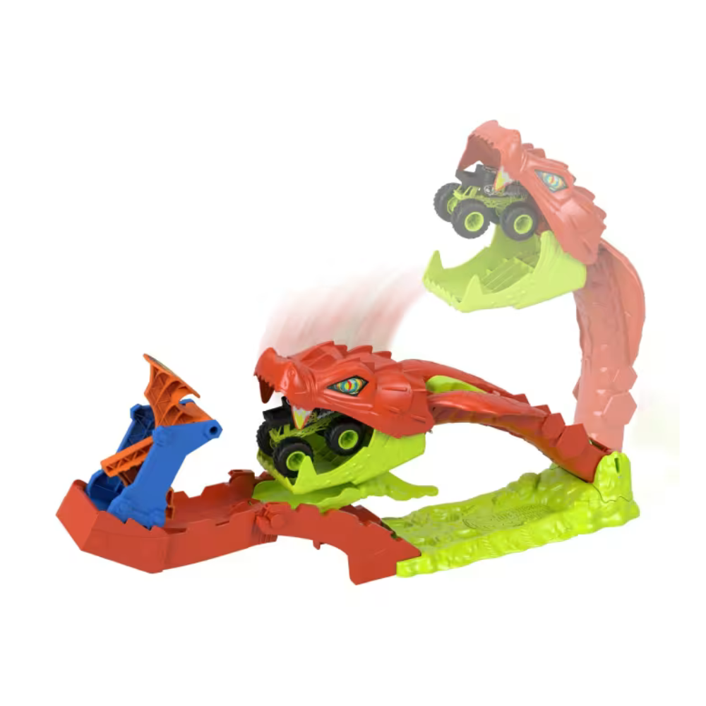 HOT WHEELS MONSTER TRUCKS SNAKE SLAM - 3