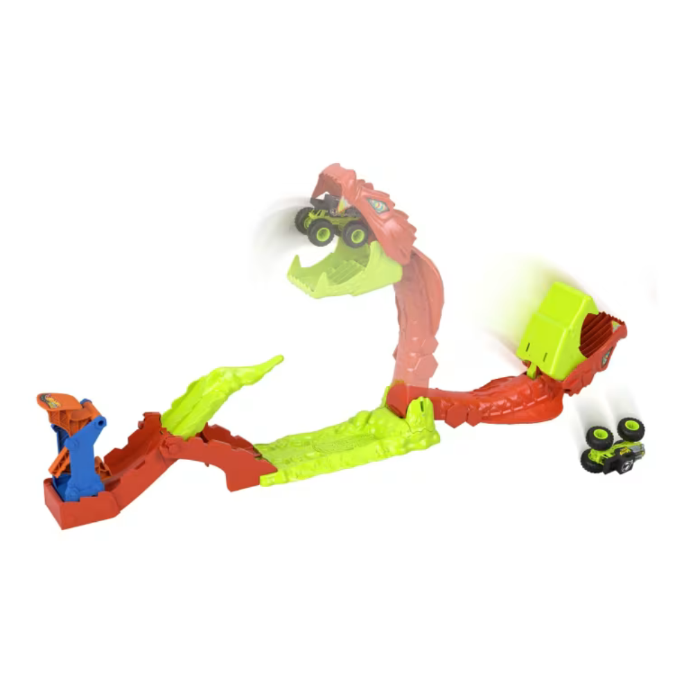 HOT WHEELS MONSTER TRUCKS SNAKE SLAM - 4