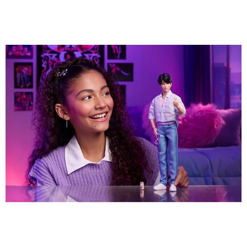 K-POP DEMON HUNTERS MATTEL MUÑECA ARTICULADA JINU 28CM - 5