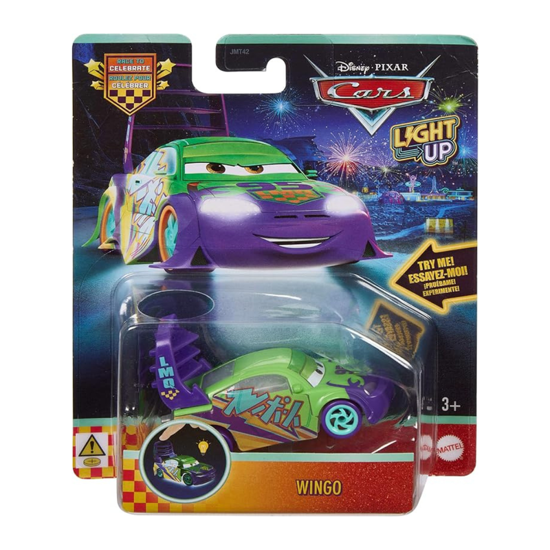 MATTEL CARS DISNEY PIXAR LIGHT UP VEHÍCULO CON LUCES ESCALA 1:55 MODELO SURTIDO - 5