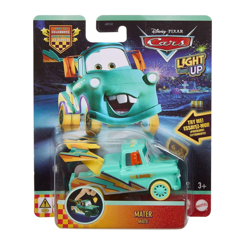 MATTEL CARS DISNEY PIXAR LIGHT UP VEHÍCULO CON LUCES ESCALA 1:55 MODELO SURTIDO - 6