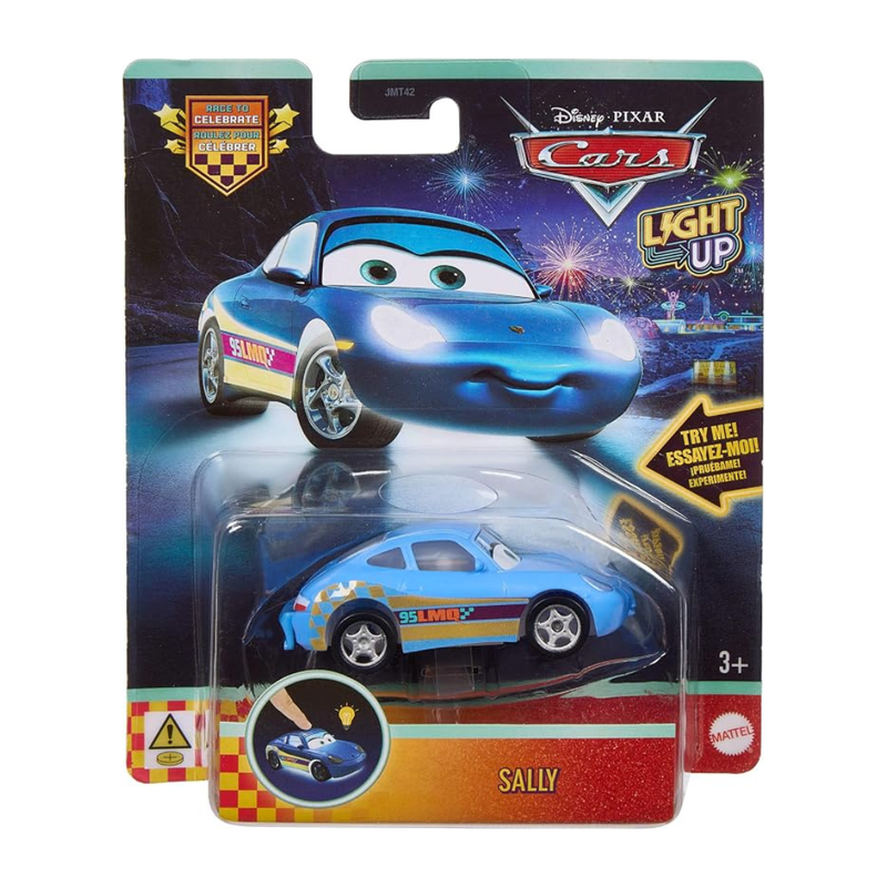 MATTEL CARS DISNEY PIXAR LIGHT UP VEHÍCULO CON LUCES ESCALA 1:55 MODELO SURTIDO - 7