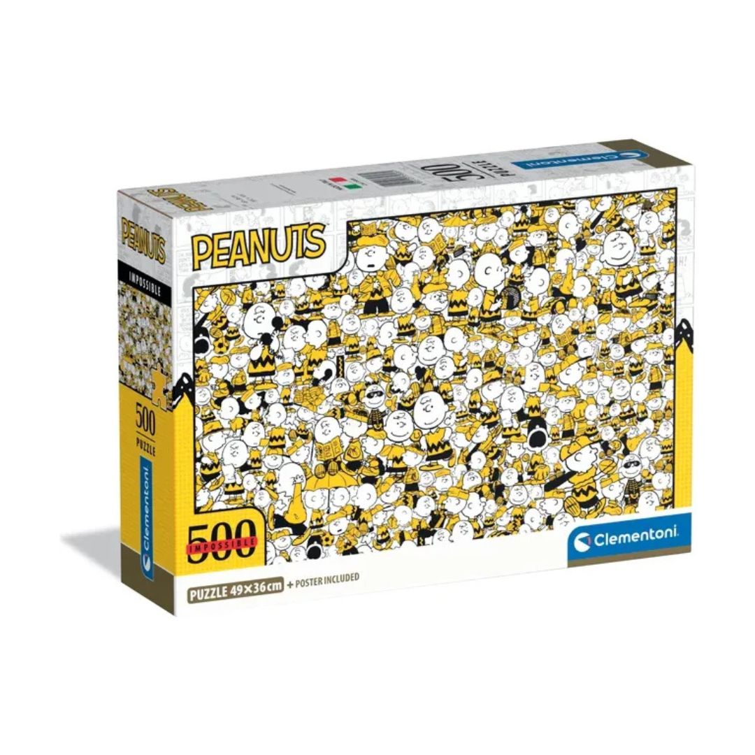 CLEMENTONI ROMPECABEZAS PEANUTS SNOOPY X500 PZAS - 1