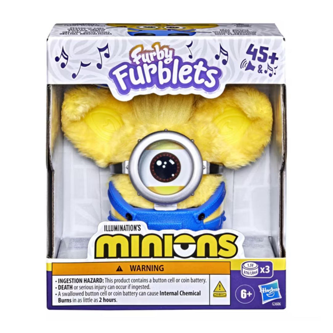 FURBY FURBLET MINIONS - FIGURA INTERACTIVA CON MÚSICA Y SONIDOS - 1