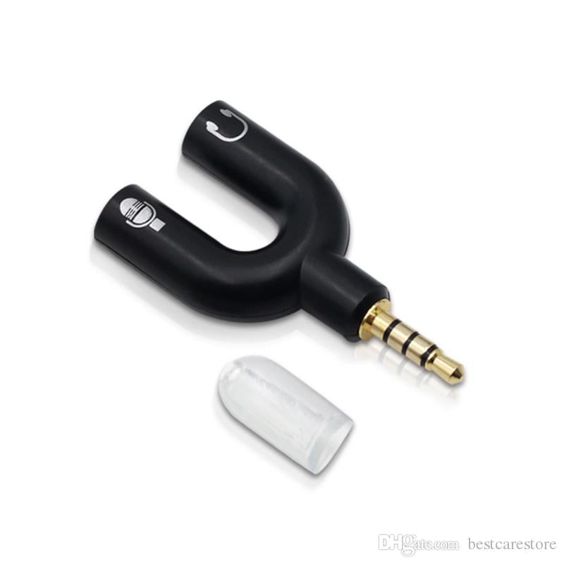ADAPTADOR TIPO Y YE DE PLUG 3.5MM A 2 JACK 3.5MM MICRO AUDIO - 1