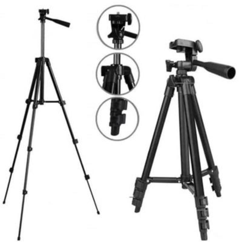 TRIPODE 3110 PARA CAMARA Y PARA CELULAR HASTA 1020 MM ALTO - 1