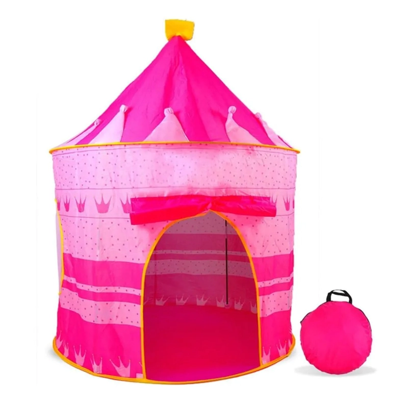 CARPA CASTILLO CASITA ARMABLE NIÑOS NIÑAS AZUL ROSADO ENVIOS - 1