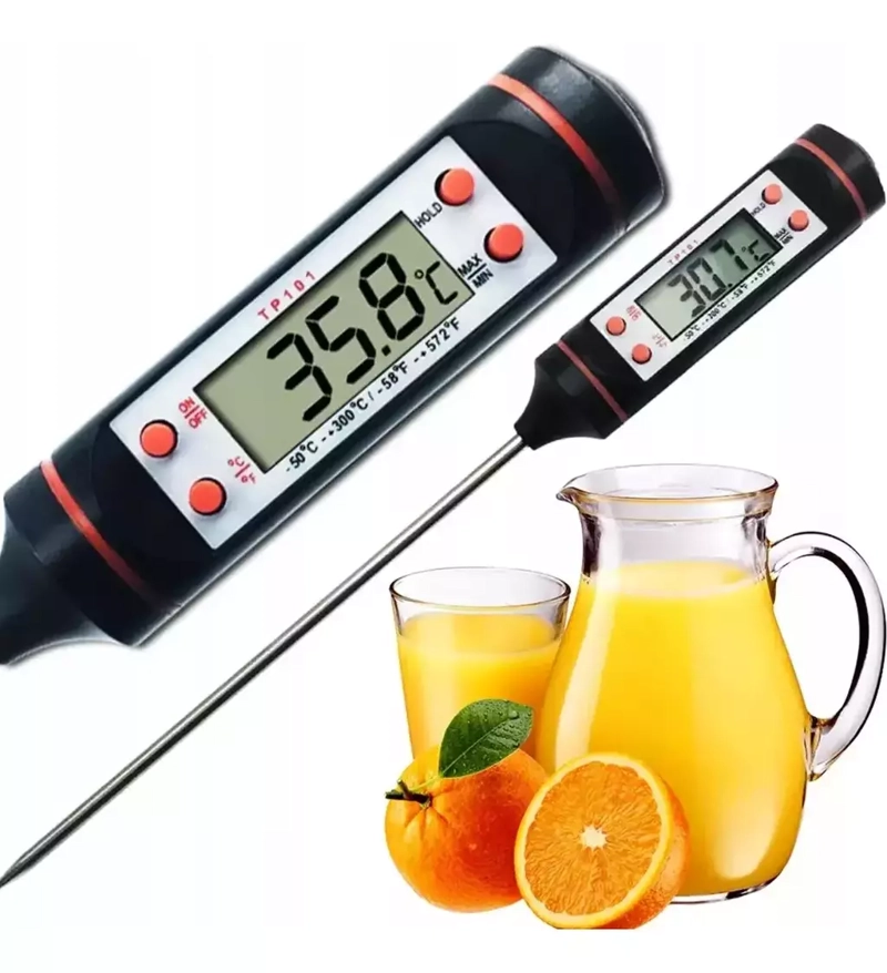 TERMÓMETRO DIGITAL COCINA 38.5 CM LIQUIDO Y SOLIDO ALIMENTO - 2