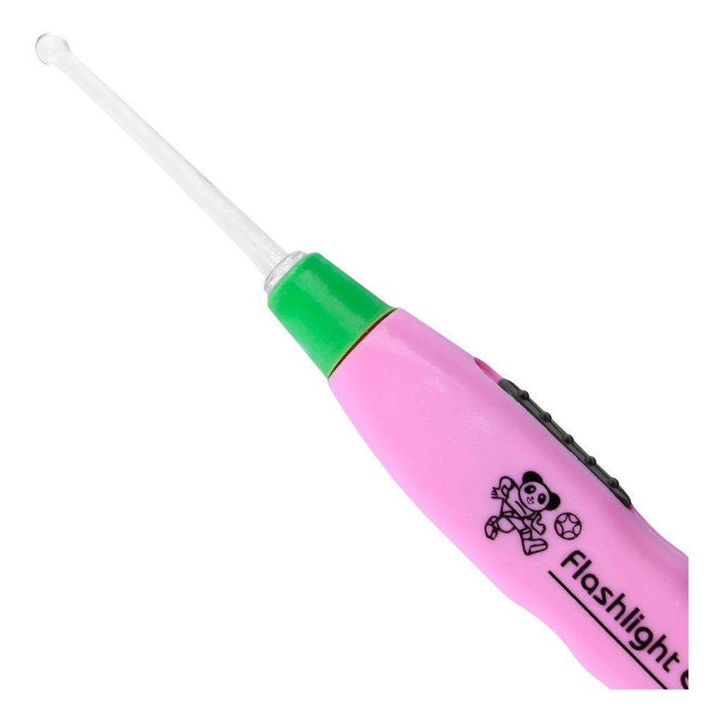 LIMPIADOR REMOVEDOR DE OIDO OREJA LUZ LINTERNA NIÑOS ADULTOS - 5