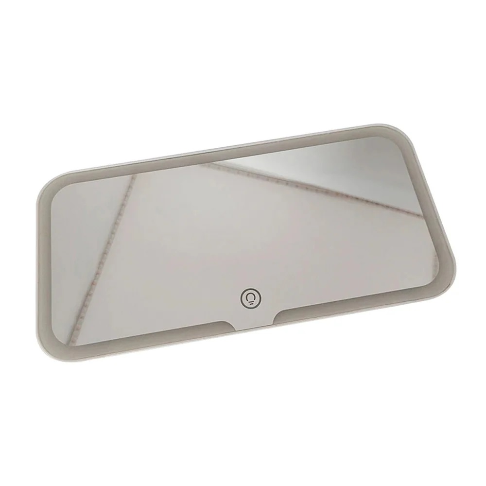 ESPEJO CON LUZ LED PARA AUTO DESMONTABLE RECARGABLE - 1