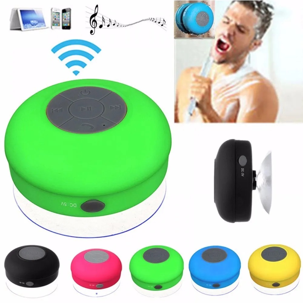 MINI PARLANTE DE DUCHA BLUETOOTH RECARGABLE PORTÁTIL AGUA - 4