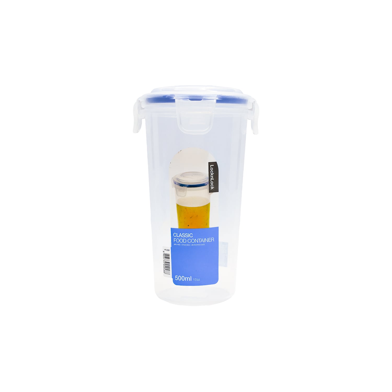 ENVASE HERMÉTICO REDONDO TIPO VASO 500 ML LOCKNLOCK CLASSIC - 1