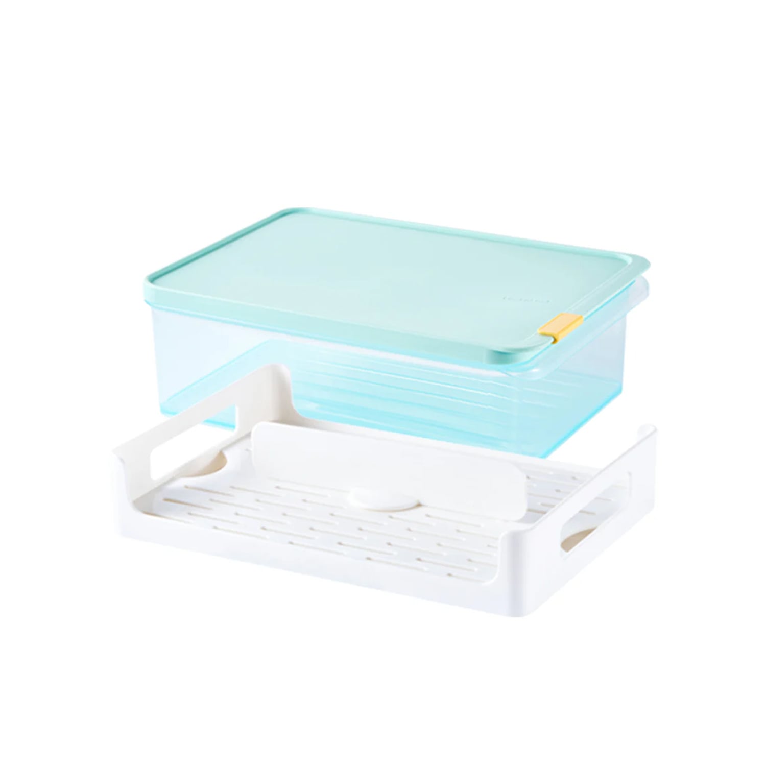 ENVASE HERMÉTICO FREEZER FIT RECTANGULAR 3.5 L CON COLADOR LOCKNLOCK - 1