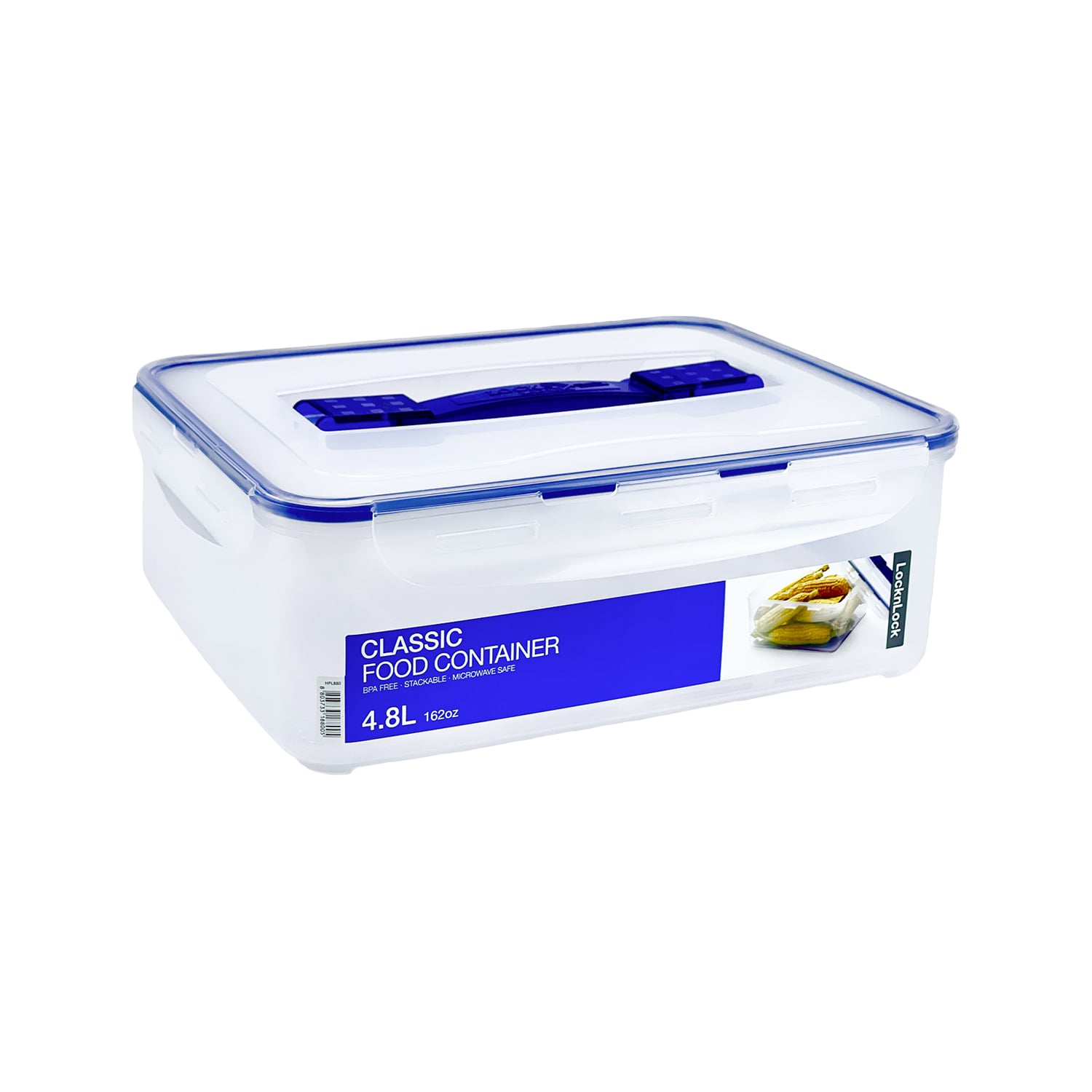 ENVASE HERMÉTICO MULTIUSO CON ASA 4.8 L LOCKNLOCK CLASSIC PARA ALIMENTOS - 1