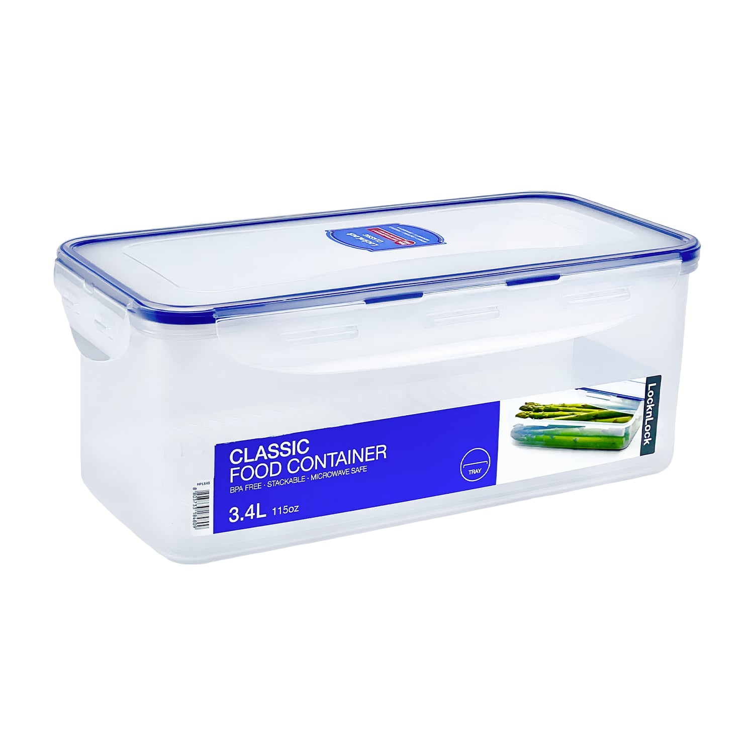 ENVASE HERMÉTICO MULTIUSO LARGO 3.4 L LOCKNLOCK CLASSIC PARA ALIMENTOS - 1