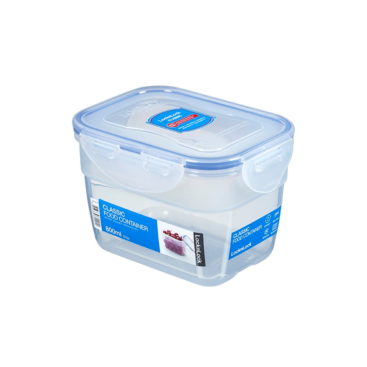 ENVASE HERMÉTICO RECTANGULAR NESTABLE 800 ML LOCKNLOCK CLASSIC - 1