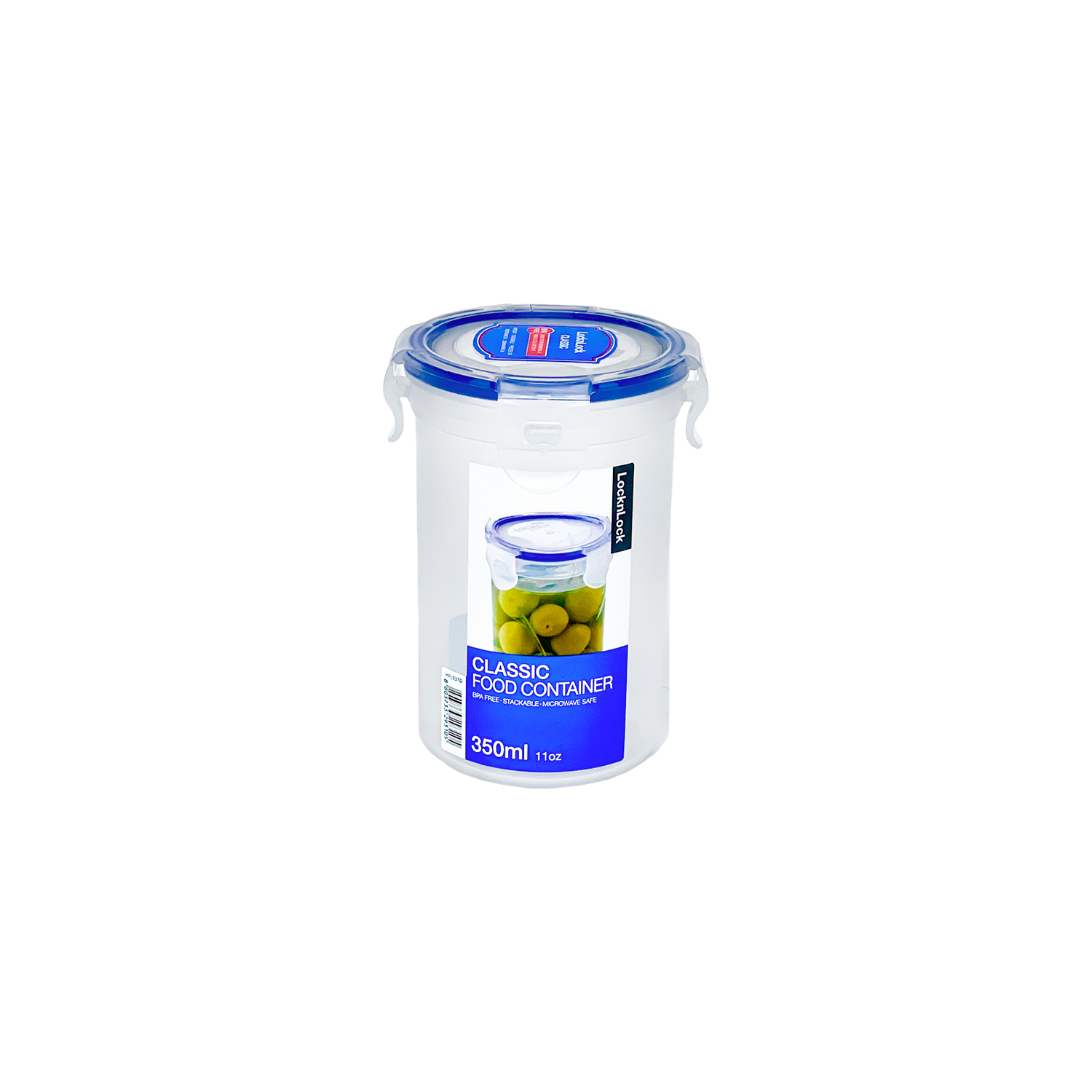 ENVASE HERMÉTICO REDONDO 350 ML LOCKNLOCK CLASSIC PARA ALIMENTOS - 1