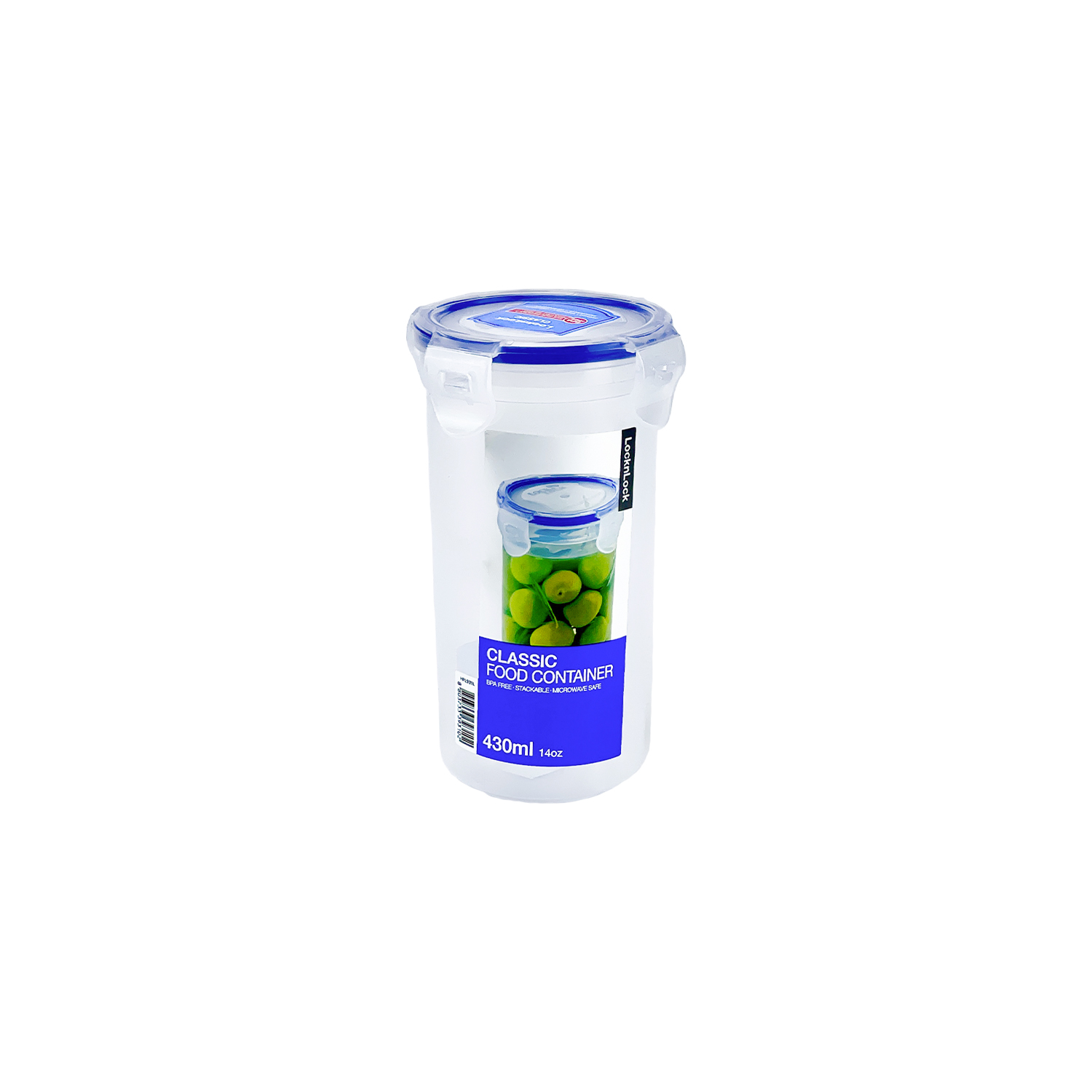 ENVASE HERMÉTICO REDONDO 430 ML LOCKNLOCK CLASSIC PARA ALIMENTOS - 1