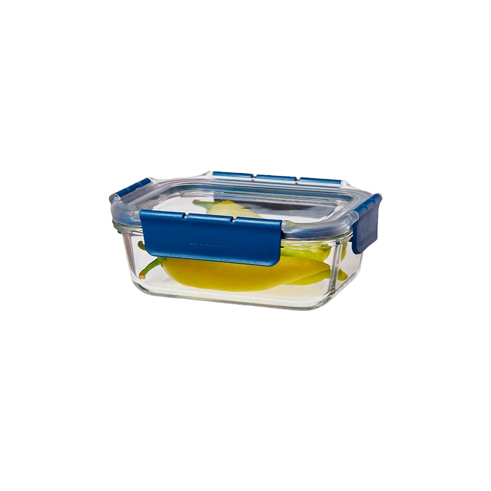ENVASE HERMÉTICO DE VIDRIO RECTANGULAR 630 ML LOCKNLOCK TOP CLASS - 1