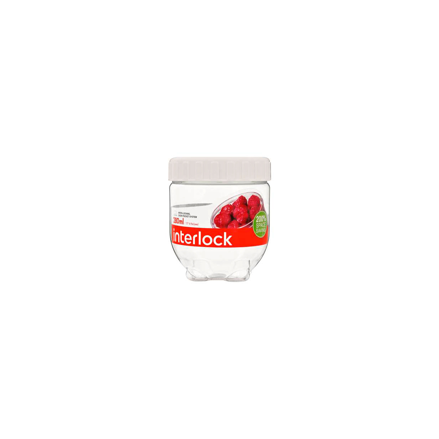ENVASE INTERLOCK 280 ML MODULAR LOCKNLOCK PARA ALIMENTOS SECOS - 1