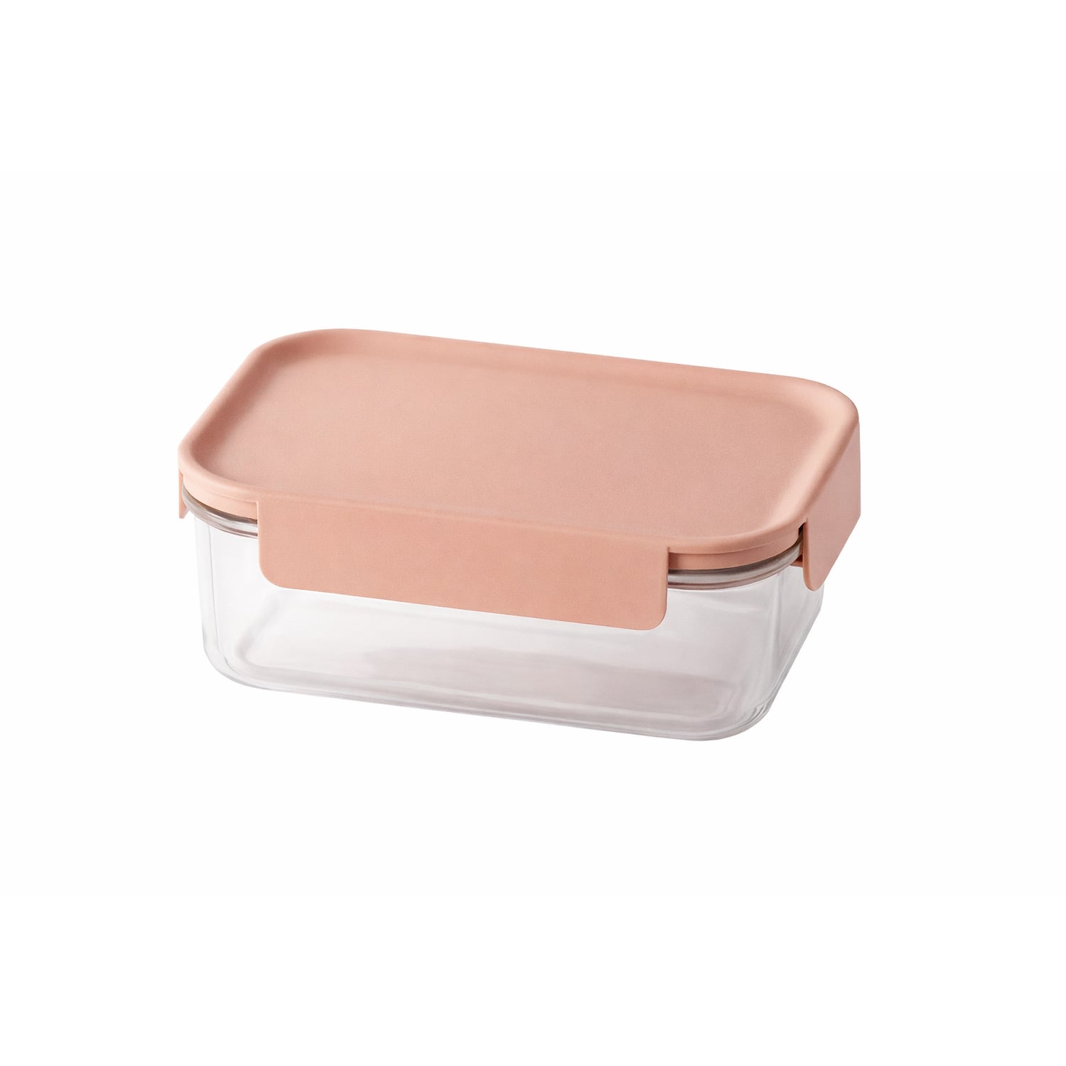 ENVASE HERMÉTICO RECTANGULAR 420 ML LOCKNLOCK ROSA - 1