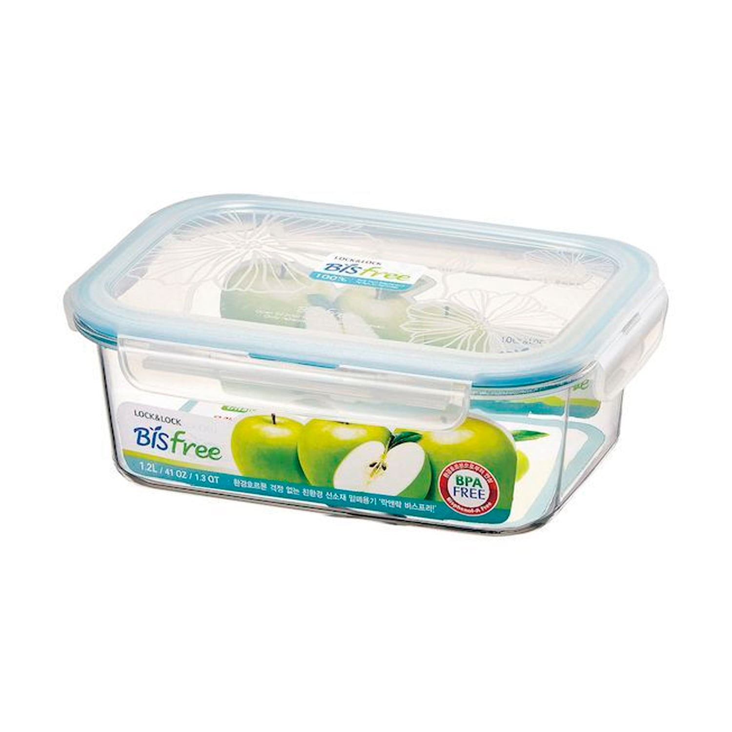 ENVASE HERMÉTICO RECTANGULAR 1.2 L LOCKNLOCK TABLETOP TRITAN PARA ALIMENTOS - 1