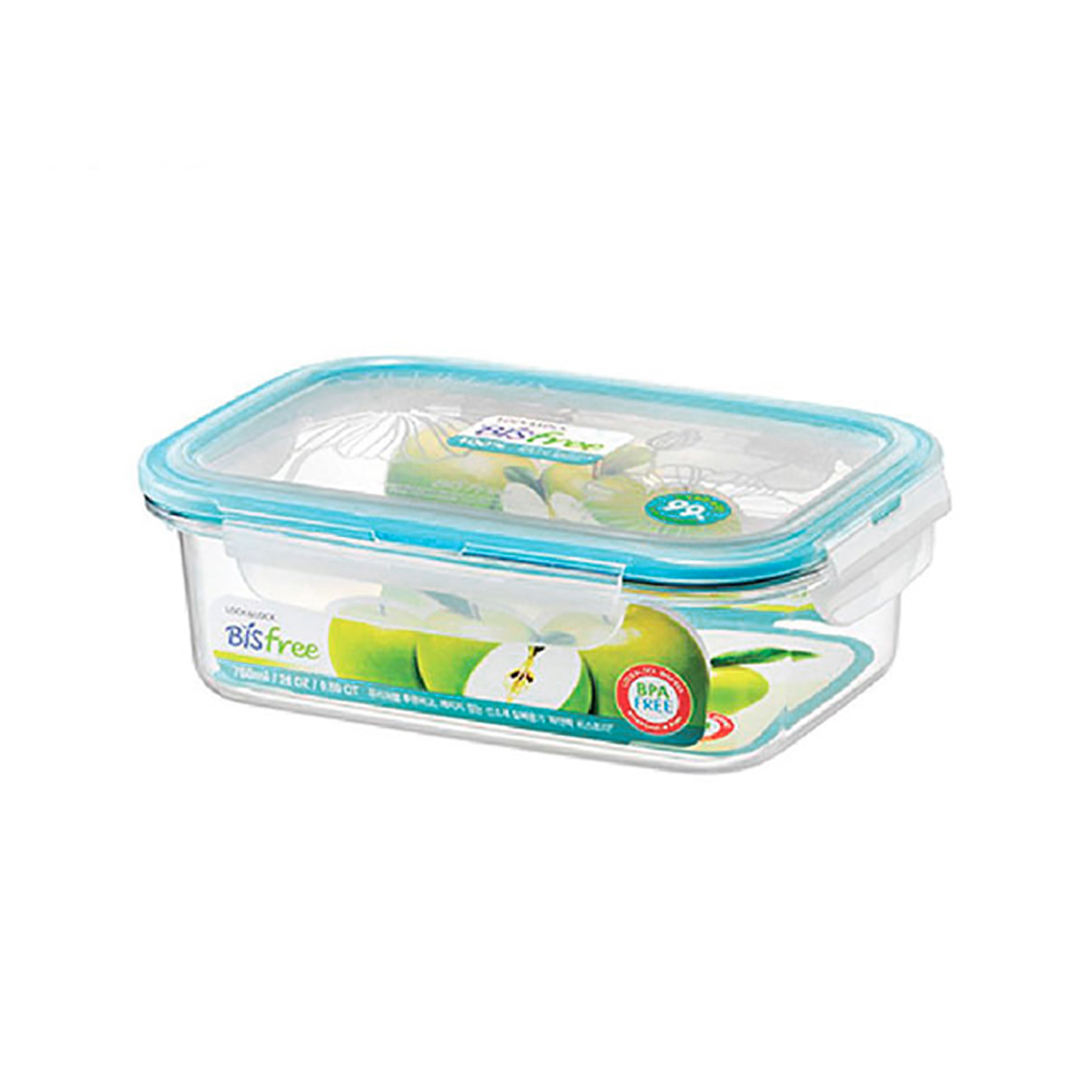 ENVASE HERMÉTICO RECTANGULAR 760 ML LOCKNLOCK TABLETOP TRITAN PARA ALIMENTOS - 1