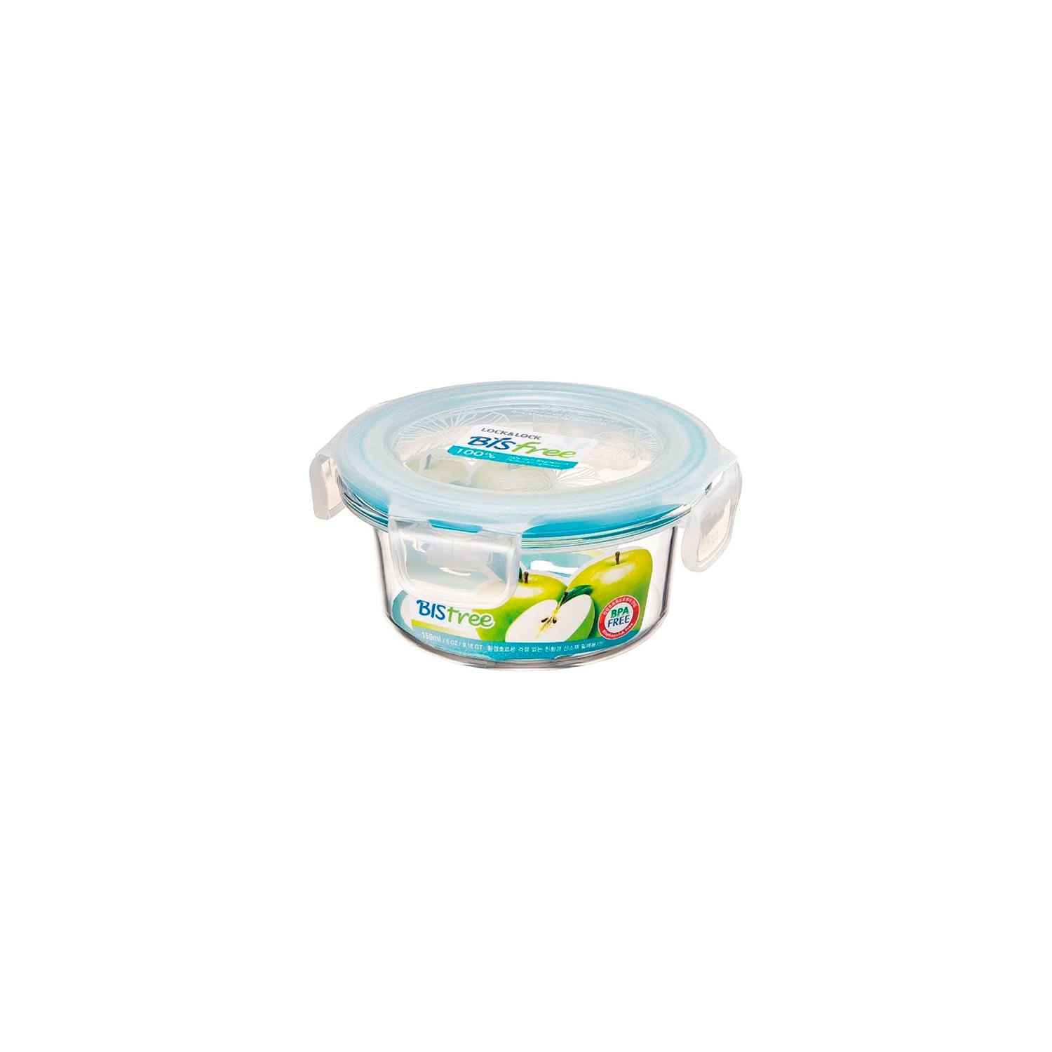 ENVASE HERMÉTICO REDONDO 150 ML LOCKNLOCK TABLETOP TRITAN PARA ALIMENTOS - 1
