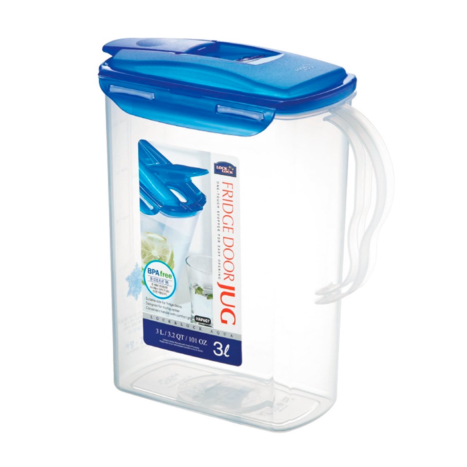 JARRA 3 L LOCKNLOCK CLASSIC PARA BEBIDAS CON TAPA - 1