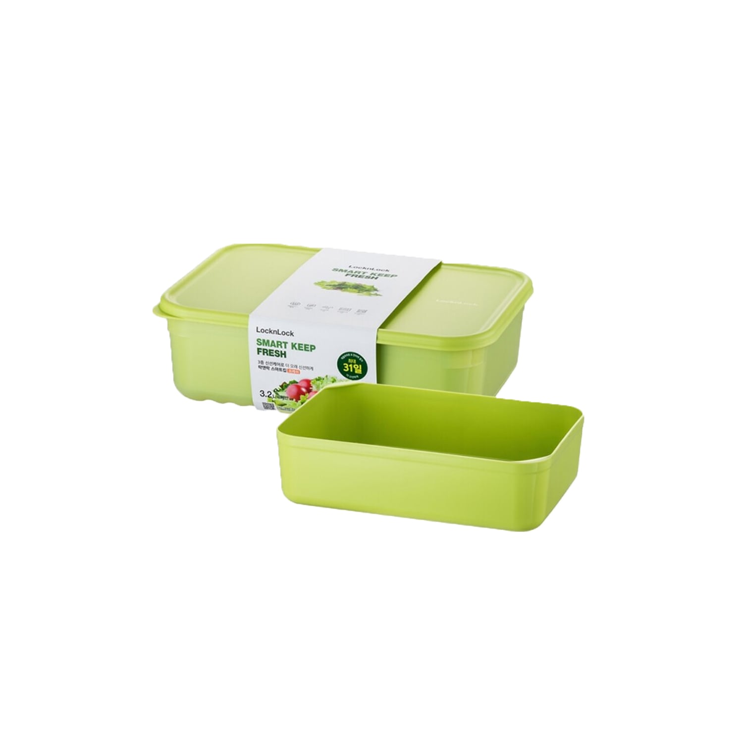 ENVASE FRESH BLOCK ANTI ETILENO 3.2 L CON COLADOR LOCKNLOCK - 1