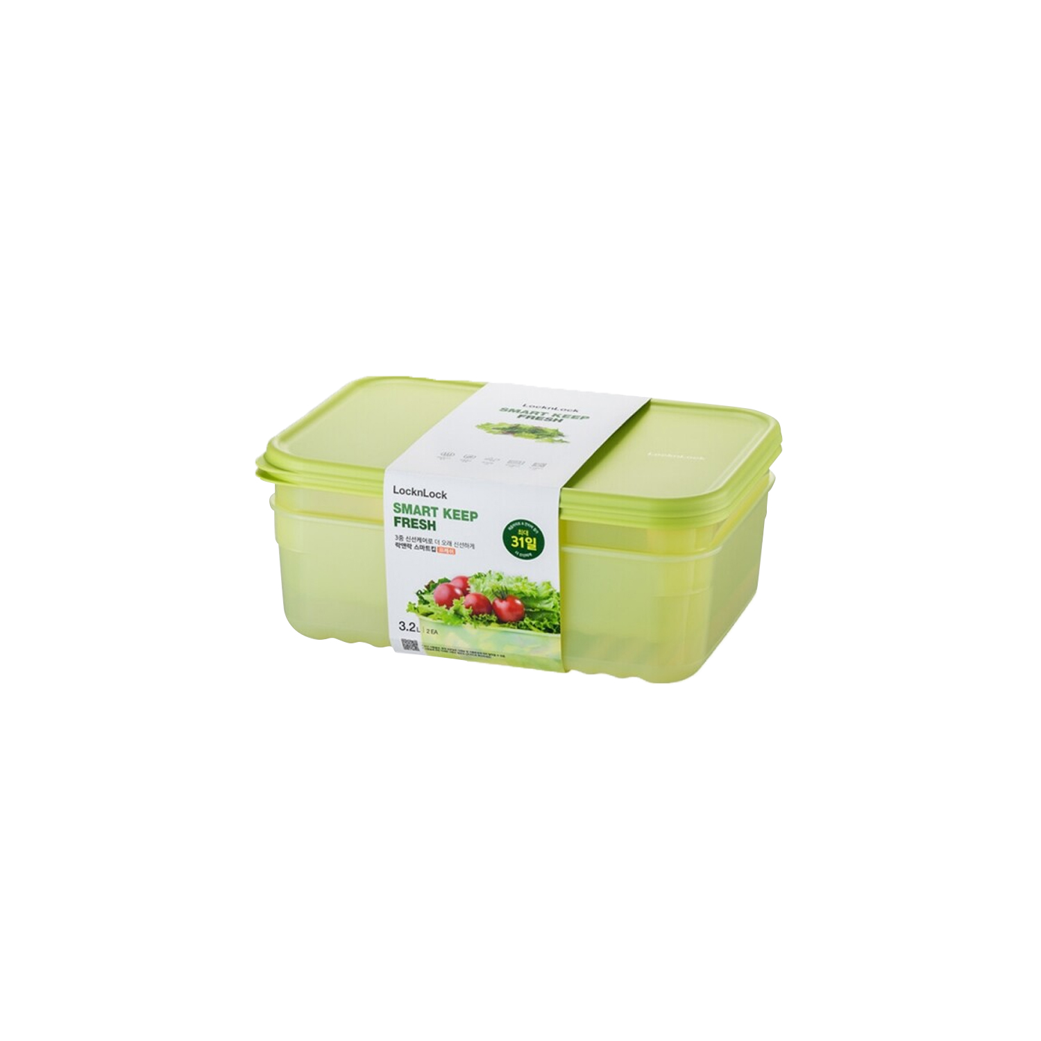 SET DE 2 ENVASES FRESH BLOCK ANTI ETILENO 3.2 L LOCKNLOCK - 1