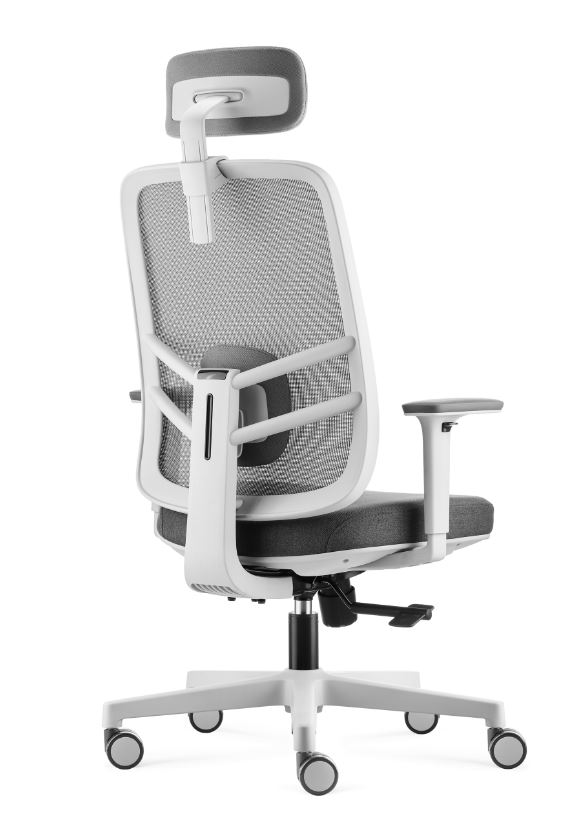 SILLA DE OFICINA EJECUTIVA ERGONÓMICA LINK COLOR GRIS - 4