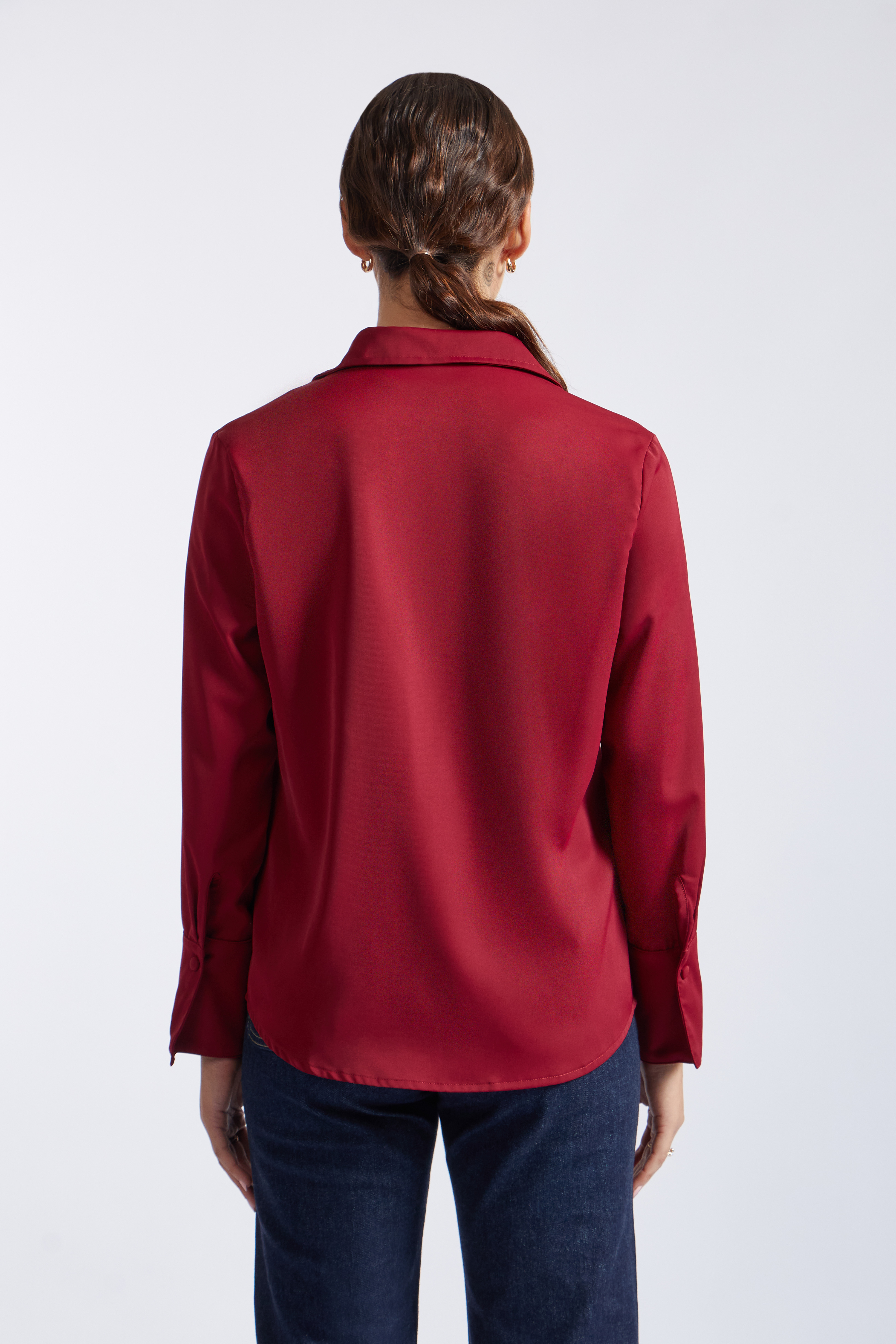 CAMISA SATIN BOLSILLOS - 2