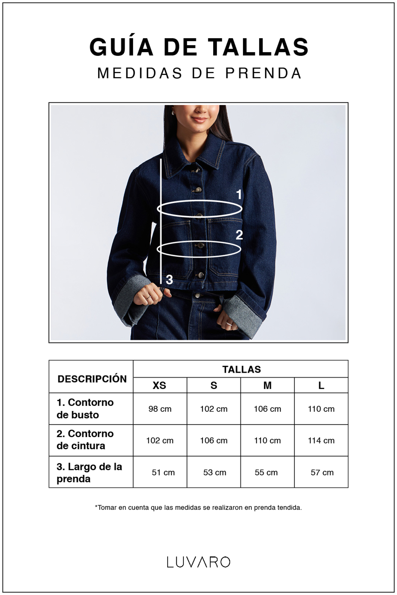 CASACA DENIM MANGA DOBLADA - 5