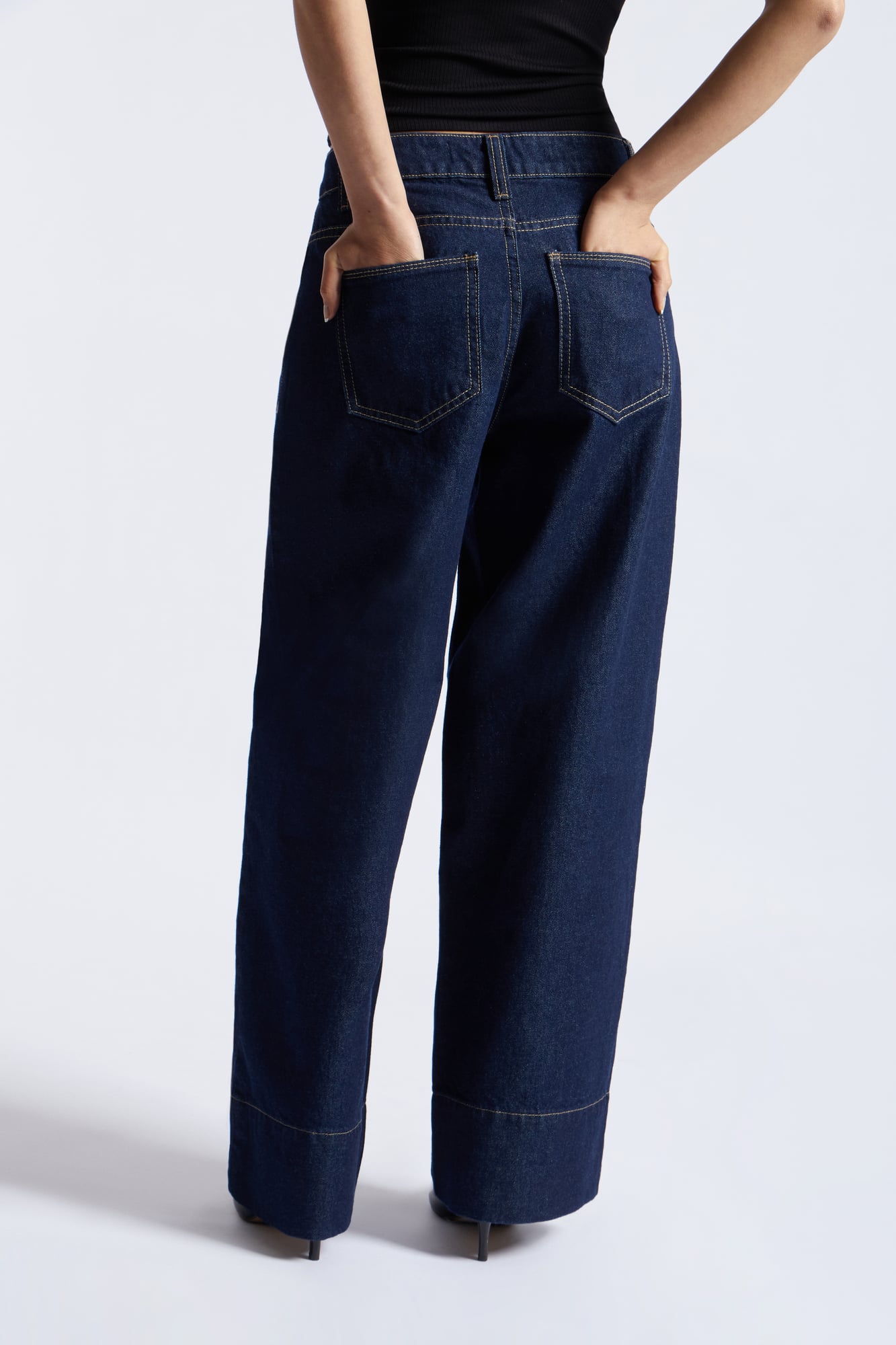 PANTALÓN DENIM WIDE LEG - 4