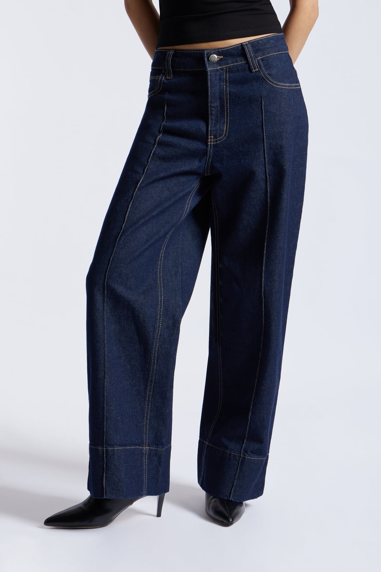 PANTALÓN DENIM WIDE LEG - 5