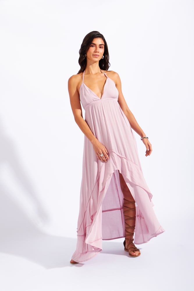 VESTIDO MIDI VOLANTES - 1