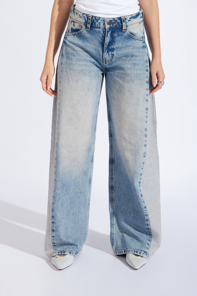 PANTALÓN DENIM GODET - 1